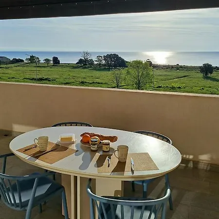 Corse Superbe Avec Grande Terrasse Vue Lejlighed *